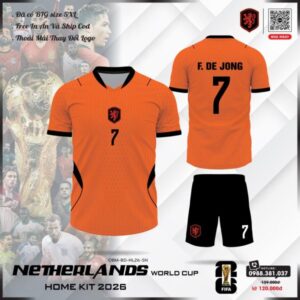 Áo ĐTQG Hà Lan Wc26 sân nhà