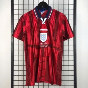Áo Retro ĐTQG Anh WC 98 sân khách/ màu đỏ